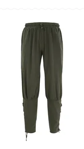 Pantalones medievales de campesino para hombre disfraz de cosplay histórico colonial