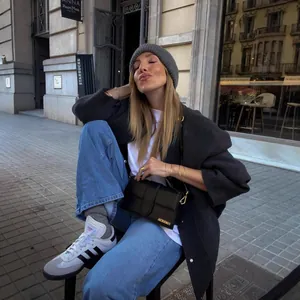 Veste aviateur surdimensionnée pour femme gris foncé pour un style automnal décontracté