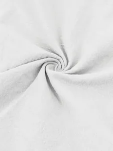 Close-up of white cotton linen fabric texture for men's casual shirts