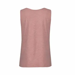 Comfortable pink sleeveless maternity tank top for summer and breastfeeding wear