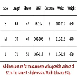 Tabella delle taglie dettagliata per maglione in maglia ampia da donna con scollo a giro