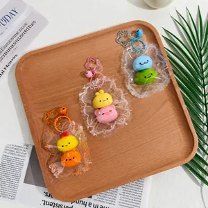 Mini 2-in-1 food-grade silicone animal head squishy toy set for stress relief