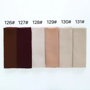 Pañuelo de gasa perlada en varios colores tierra elegantes para mujer