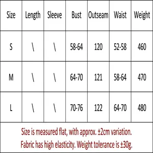 Size chart for off-shoulder knitted dress showing bust, waist, and length measurements