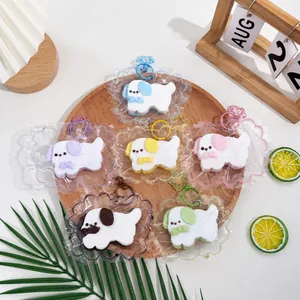 Süßes Silikon Squishy Tier Spielzeug Langsam Erholend Stressabbau Spielzeug Cremige Textur Hund Bär Desktop Deko Geschenk