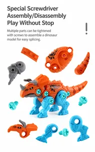 Kit éducatif de dinosaure à démonter soi-même jouet de construction pour enfants