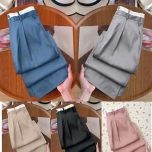 High waisted professional dress trousers for women available in 5 different colors