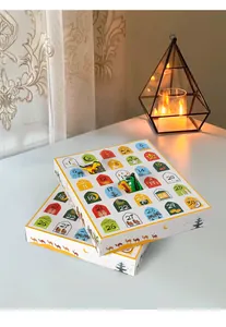 Detailed view of the Star and Moon Festival advent calendar with 30 surprise windows