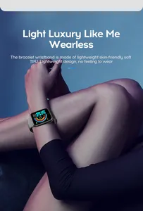 Detailansicht des Y68 Smart-Armbands mit TPU-Armband am Handgelenk