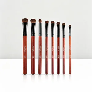 Professional Eye Shadow Blending Brush Horse Hair Soft Bristles Wood Handle Makeup Tool For Eye Detail Smudge