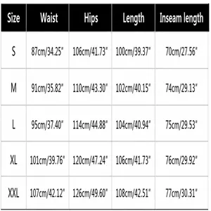 Detailed size chart for women's denim overalls with cm and inch measurement conversion