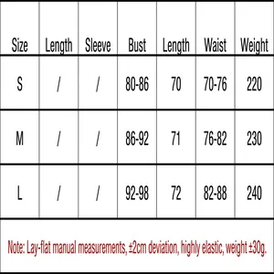Tableau des tailles pour robe plissée sans manches élégante avec mesures buste et taille