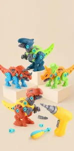 Kit de jouets dinosaures à démonter avec perceuse électrique et outils pour enfants