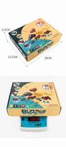 Détails des dimensions de l'emballage du jouet dinosaure DIY et poids de 521,4g.