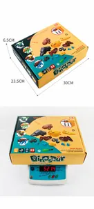 Coffret de jouet dinosaure à démonter DIY, dimensions 30x23,5x6,5 cm, poids 521 g.