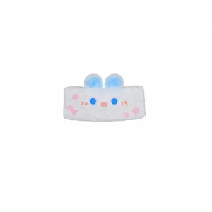 Cute blue-eared animal silicone squishy toy for stress relief and slow rebound
