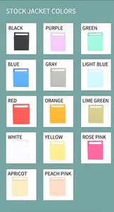 Ampia selezione di colori per scatole da esposizione per gioielli in pellicola PE