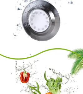 High-quality 410 stainless steel round plate with fresh water splash detail