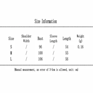 Size guide for women's pleated sleeveless vest showing bust and length measurements.