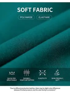 Détail macro du tissu de soutien-gorge de sport en polyamide élasthanne vert