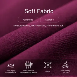 Macro detail of premium purple yoga set fabric showing high-density knit texture
