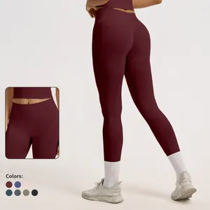 Women's Seamless High Waist Yoga Pants Tummy Control Butt Lifting Leggings Breathable Quick Dry Sport Bottom For Gym Running