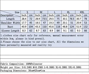 Size chart and technical specifications for men's waffle long sleeve crew neck T-shirt.