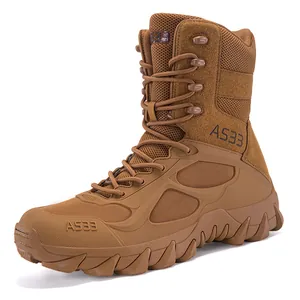 Professionelle coyote braune atmungsaktive taktische Kampfstiefel für Outdoor-Wandern