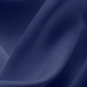 High-quality navy blue ribbed elastic fabric detail for high-waist flared yoga pants