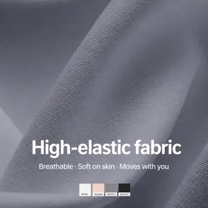 Vue détaillée d'un tissu haute élasticité avec protection UV UPF200+ pour vestes de sport