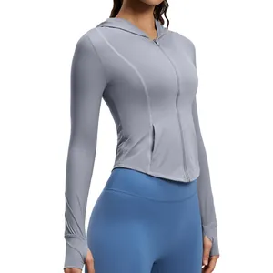 Veste de protection solaire UPF 200+ légère pour le sport en plein air et le fitness
