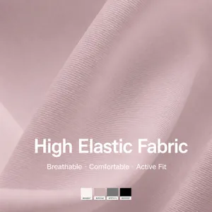 Dettaglio del tessuto in poliestere e spandex elasticizzato per gonne da tennis.