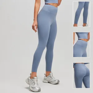 High-waist tummy control yoga pants with butt lifting effect, available in 18 various colors