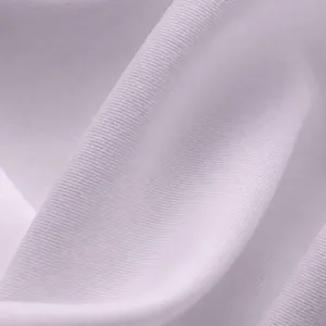 Tessuto a coste in poliestere spandex traspirante e ad alta elasticità in color malva chiaro