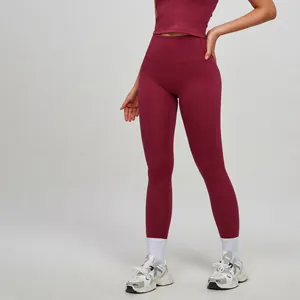 Pantaloni da Yoga Donna Effetto Nudo Vita Alta Leggings Controllo Pancia Sollevamento Glutei con Tasca Posteriore