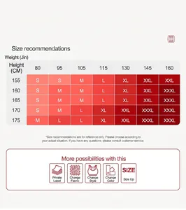 Size recommendation chart for women's yoga fitness short sleeve athletic training top