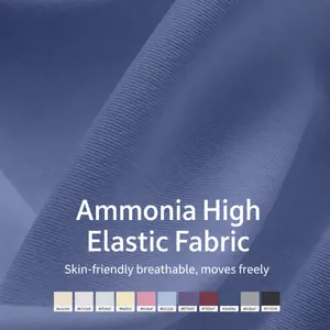Close-up of high-elastic breathable polyester spandex fabric for yoga and sports tops
