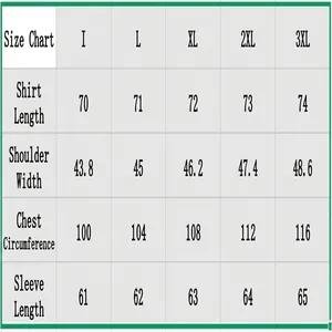 Tableau des tailles détaillé pour blazer en lin homme, du M au 3XL