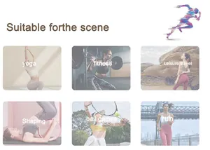 High-waisted breathable quick-drying sports skirt set shown in yoga, running and fitness scenes