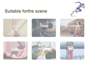 Collage of breathable sports leggings shown in yoga, running and fitness scenes