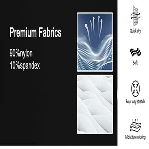 Détail macro du tissu respirant 90% nylon 10% élasthanne pour body sculptant femme