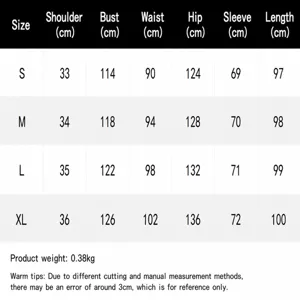Detailed size chart for French sweet style ruffled printed mesh tiered mini dress