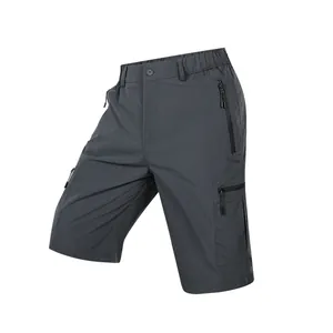 Pantaloncini cargo elasticizzati da uomo ad asciugatura rapida con tasche per l'estate