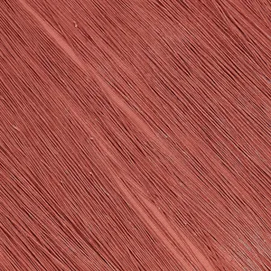 Nahaufnahme der rotbraunen langen Fransen-Textur für ein luxuriöses Bandage-Kleid