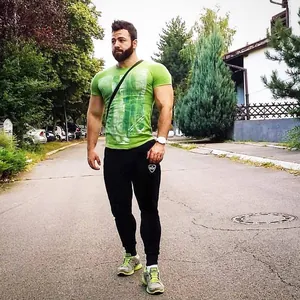 Detailed shot of men's slim-fit black casual pants for spring and autumn street style