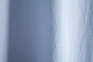 Macro detail of breathable light blue fabric texture for men's casual shirts