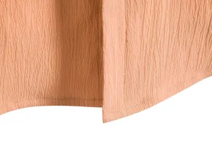Detailed macro view showing texture and high-quality hem stitching of summer men's shirt