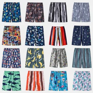 Men's Quick Dry Breathable Casual Beach Shorts For Summer Loose Printed Sports Swim Trunks Multi-Pattern Beachwear For Men