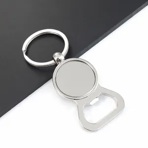 Flaschenöffner-Schlüsselanhänger aus Zinklegierung mit Maßen