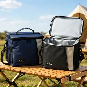 Borsa frigo isolata per esterni con fodera in PEVA impermeabile per campeggio e picnic